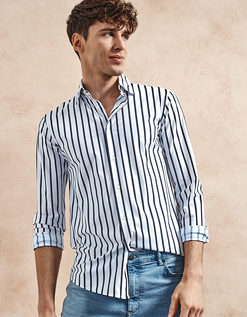 Camisa rayas hombre Maja y Majo ropa comoda con estilo