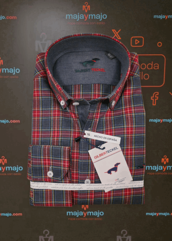 Camisa cuadros Teckel