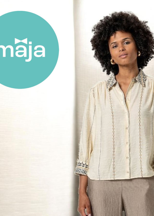 Blusa manga ancha 3/4