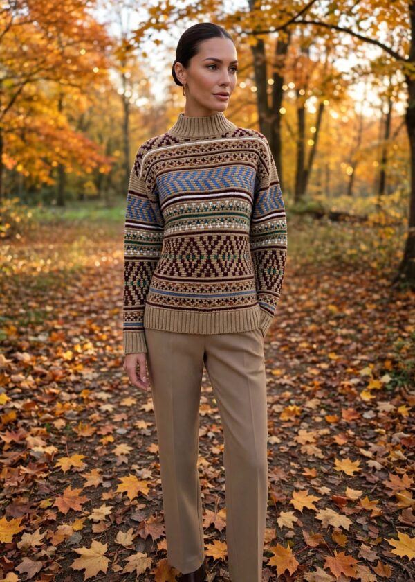 Jersey jacquard Zucca